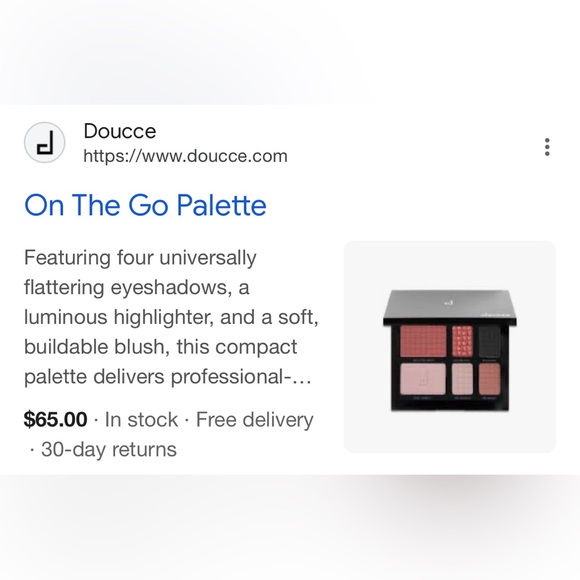 Doucce ON THE GO PALETTE - Picture 2 of 2